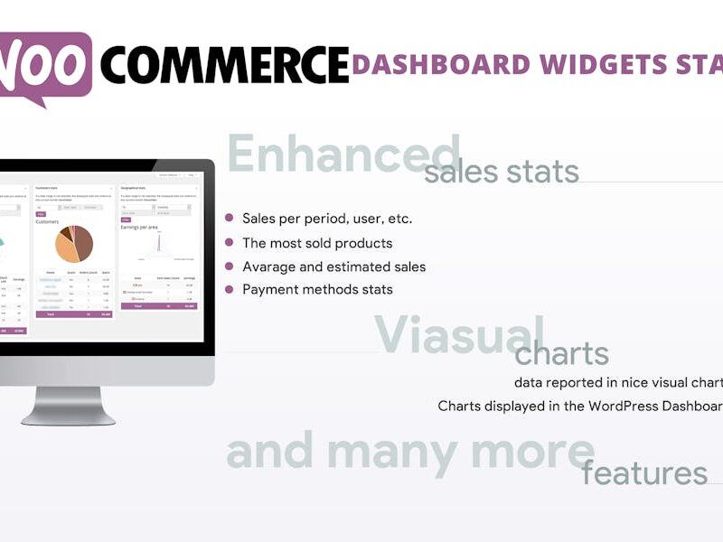WooCommerce Dashboard Widgets Stats