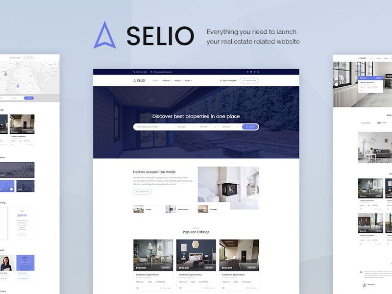 Selio - Real Estate Directory WordPress Theme