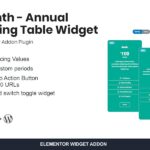 Month – Annual Pricing Table Widget For Elementor Month – Annual Pricing Table Widget For Elementor