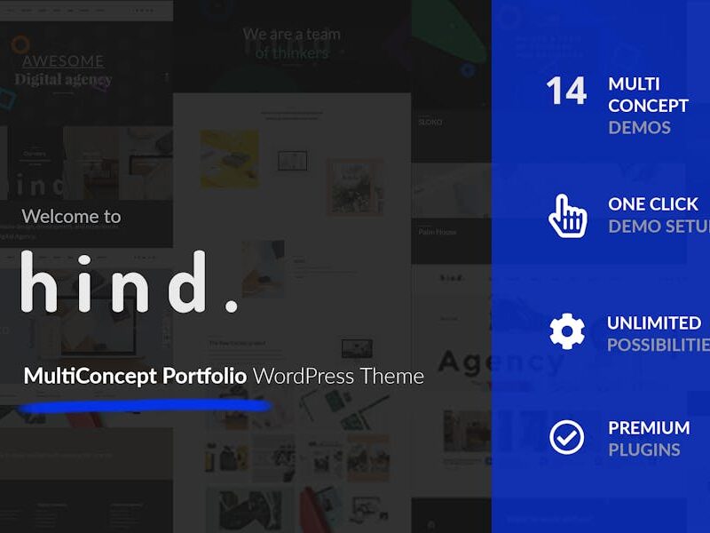 Hind - Multi-Concept Portfolio & Photography theme