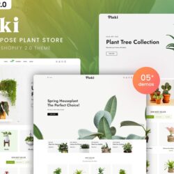 Plaki – MultiPurpose Plant Store Shopify 2.0 Theme