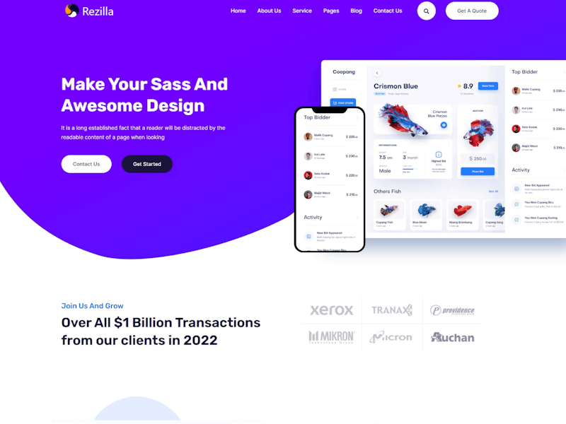 Rezilla - SaaS Software & Technology WordPress