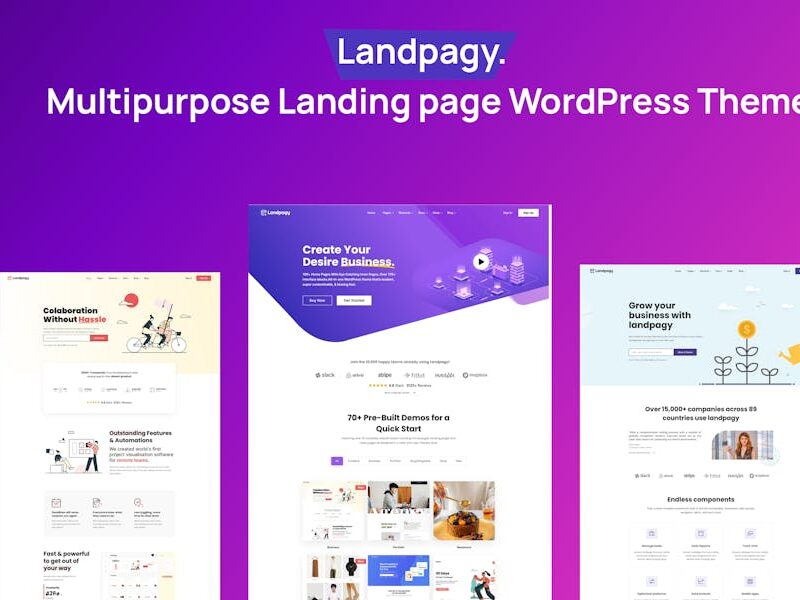 Landpagy - Saas Landing WordPress Theme