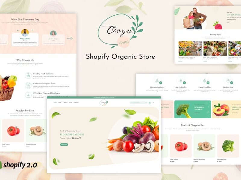 Orgik - Shopify Organic Store