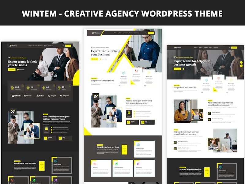 Wintem - Creative Agency WordPress Theme