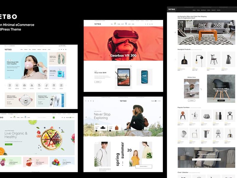 Retbo - Minimal WooCommerce WordPress Theme