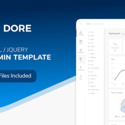 Dore – Html jQuery Admin Template