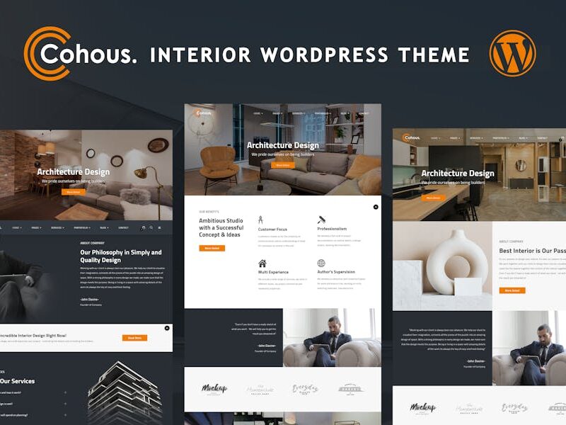 Cohous - Interior WordPress Theme