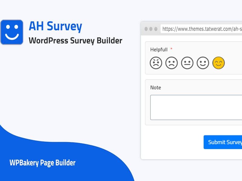 WordPress Survey Builder With Questions Types