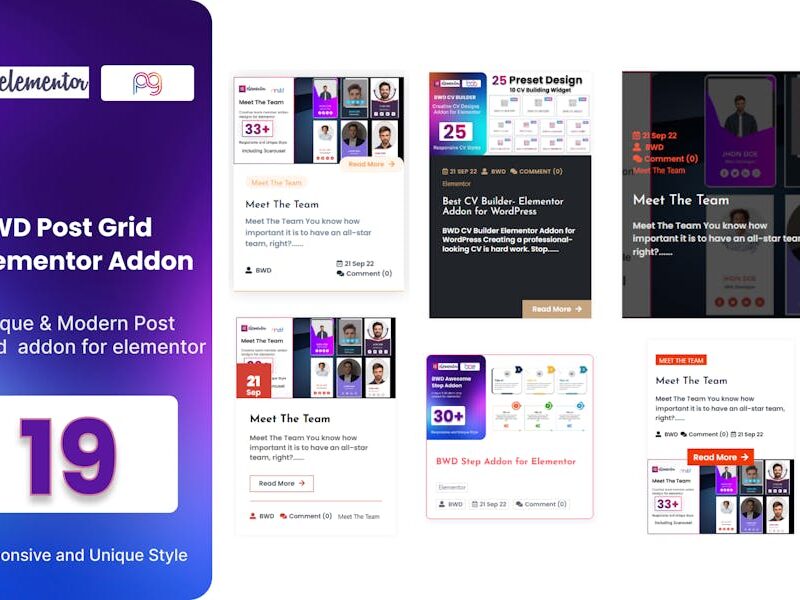 Blog Post Grid Addon for Elementor