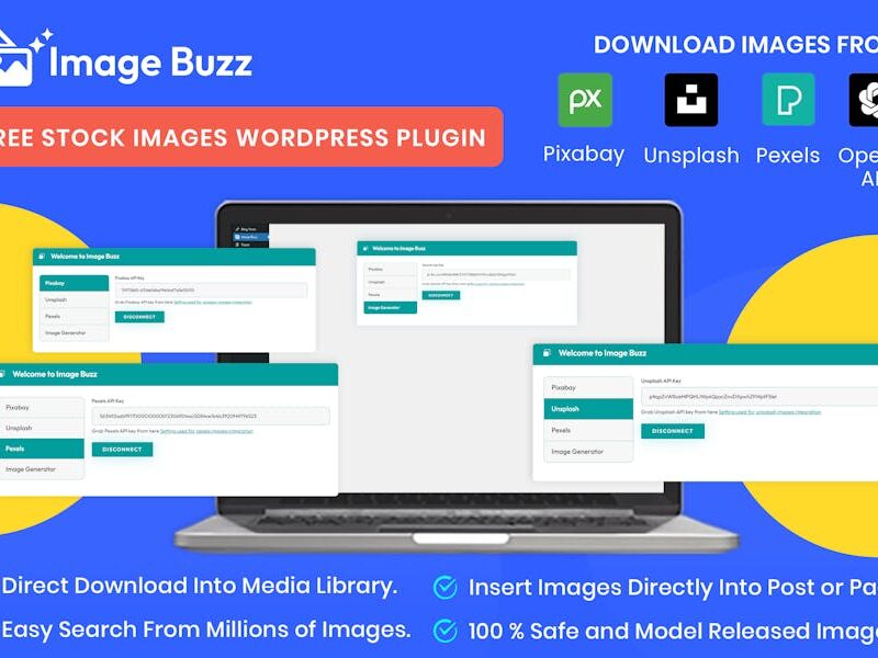 Image Buzz - Free Stock Images WordPress Plugin
