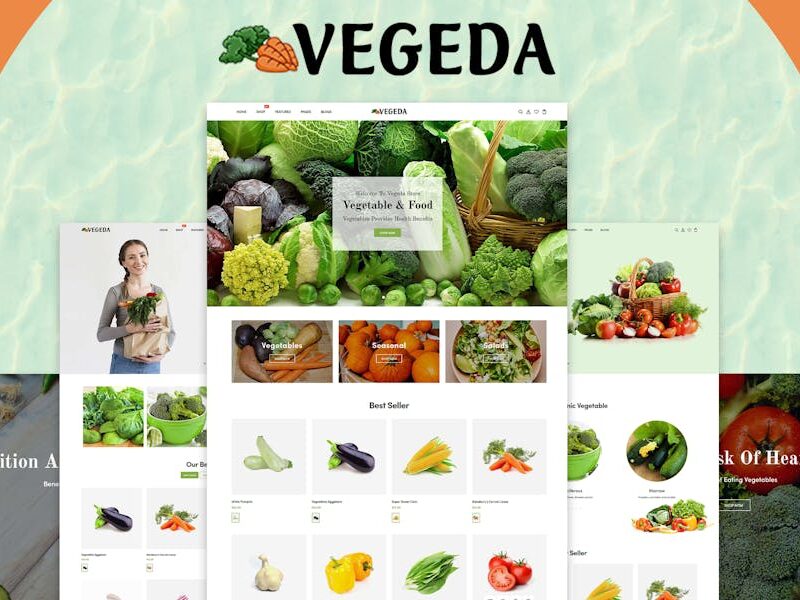 Vegeda - Vegetables And Organic Food Shopify Theme