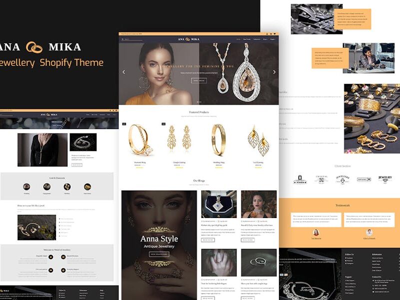 Anamika - Jewelry Fashion Shopify eCom Template