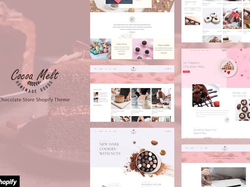 Chokee - Cakes, Sweets & Chocolate Shopify Theme