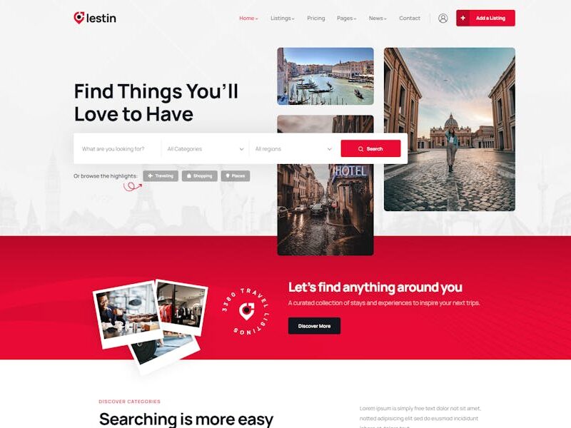 Lestin - Directory Listing WordPress Theme