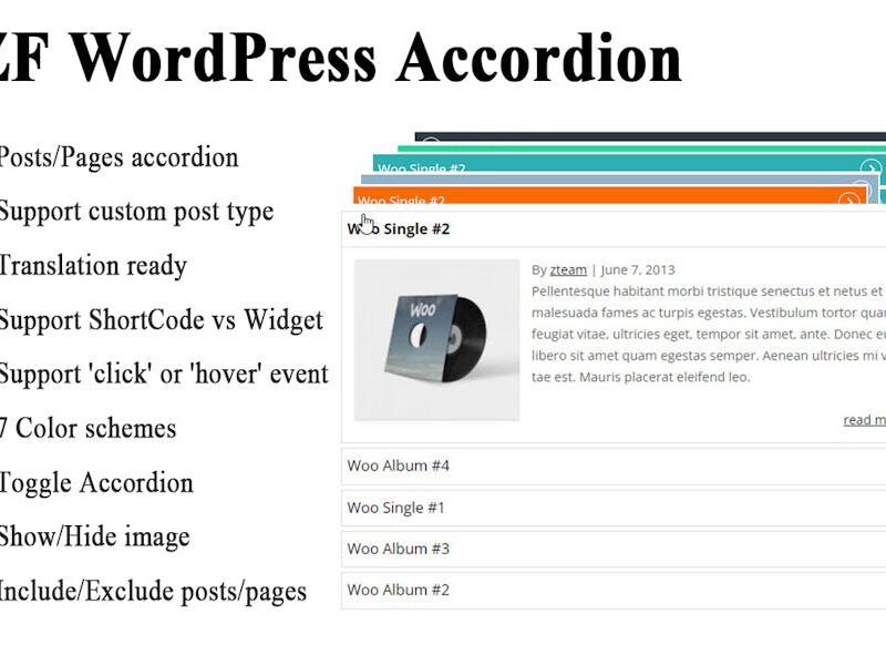 ZF WordPress Accordion