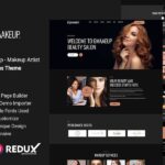 Gmaakeup – Chủ đề WordPress dành cho nghệ sĩ trang điểm