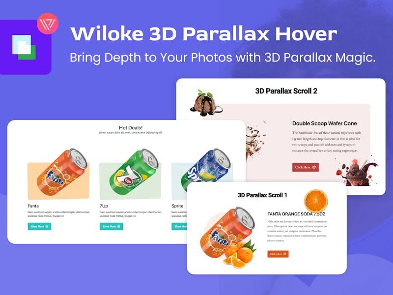 Wiloke 3D Parallax