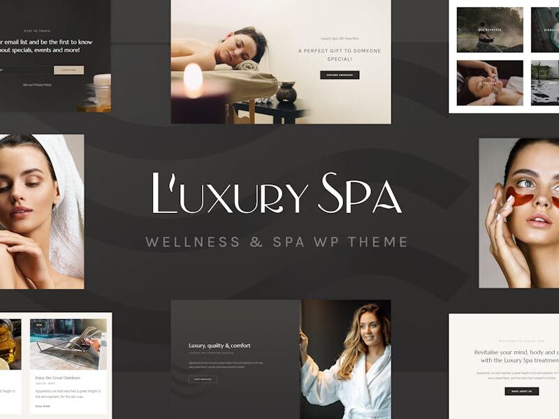 Luxury Spa - Beauty Spa & Wellness Resort Theme