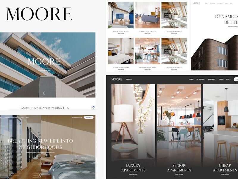 Single Property WordPress Theme - Moore