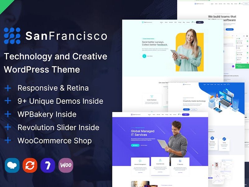 San Francisco - Creative WordPress Theme