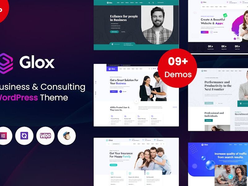 Glox - Business & Consulting WordPress Theme