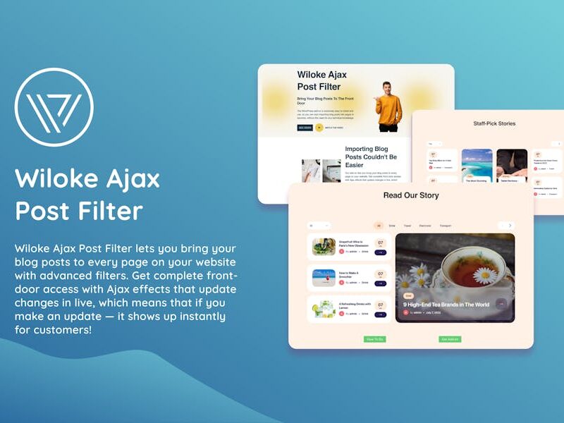 Wiloke Ajax Blog Post Filter