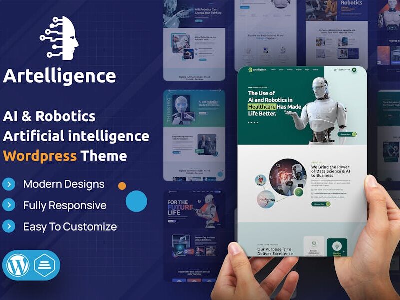 Artelligence | AI & Robotics WordPress Theme