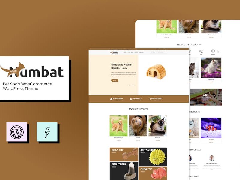 Numbat - Pet Shop WooCommerce WordPress Theme