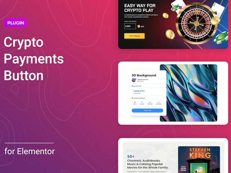 Crypto Payment Button for Elementor