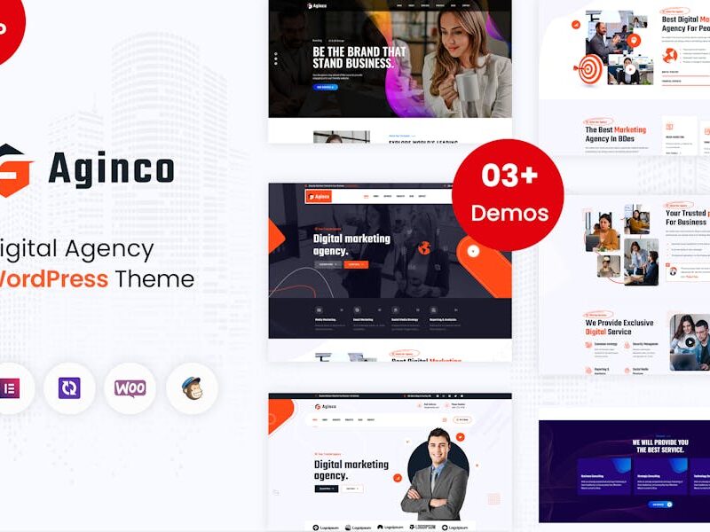 Aginco - Digital Agency WordPress Theme
