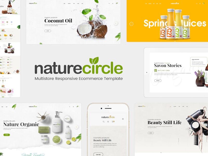 NatureCircle - Organic Responsive Magento Theme