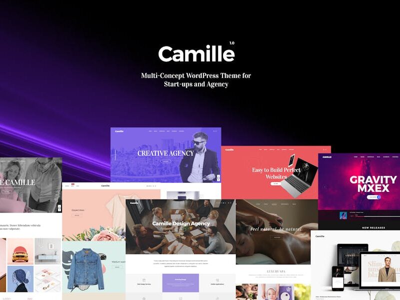 Camille - Multi-Concept WordPress Theme