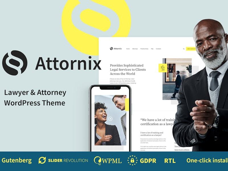 Attornix - Lawyer WordPress Theme