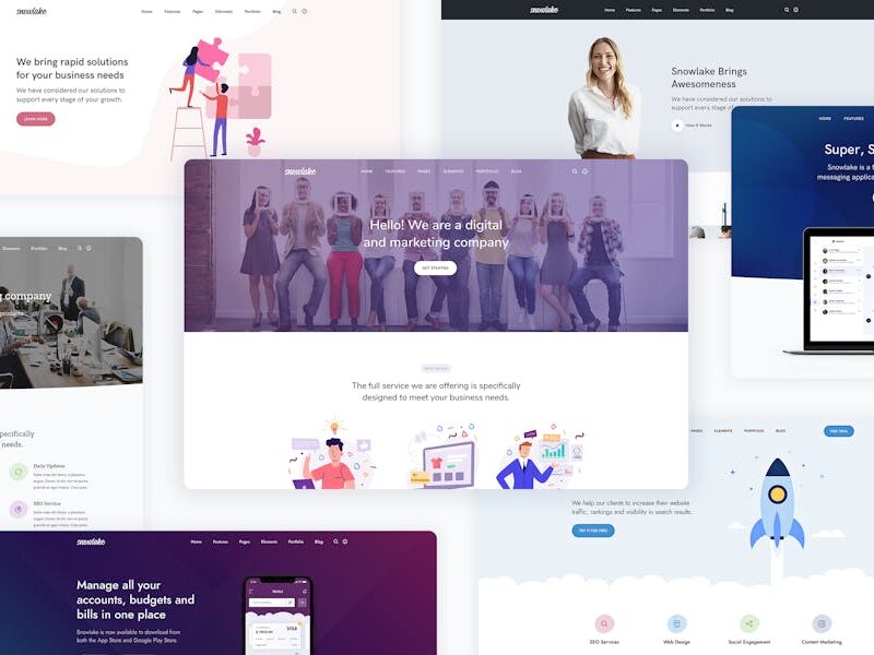 Snowlake - Creative Business & Startup WordPress