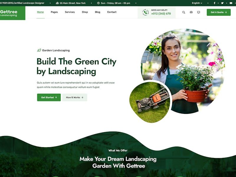 Gettree – Garden & Landscaping WordPress Theme