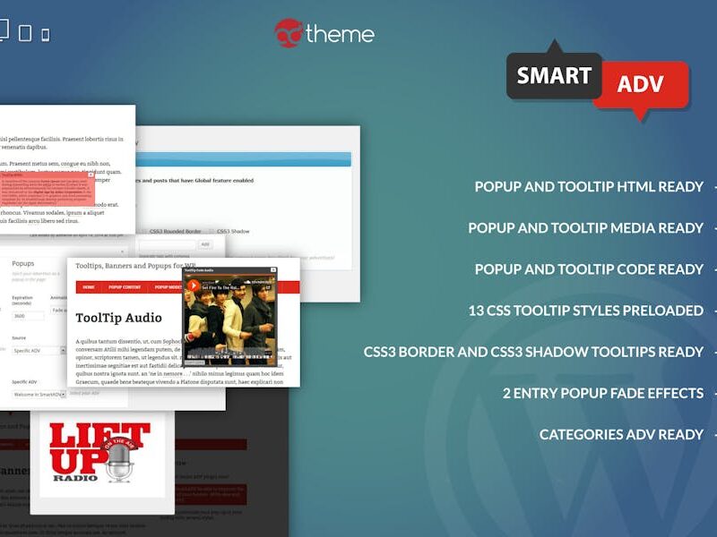 SmartADV - Tooltips, Banners and Popups for WP