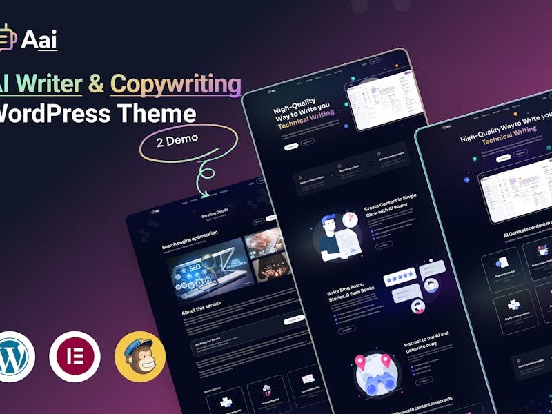 Aai - AI Writer & AI Copywriting Landing Page