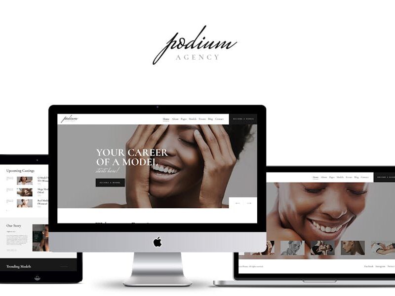 Podium - Model Agency WordPress Theme