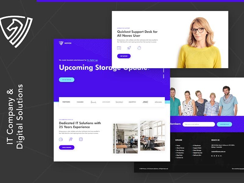 Novos | IT Company & Digital Solutions Wordpress