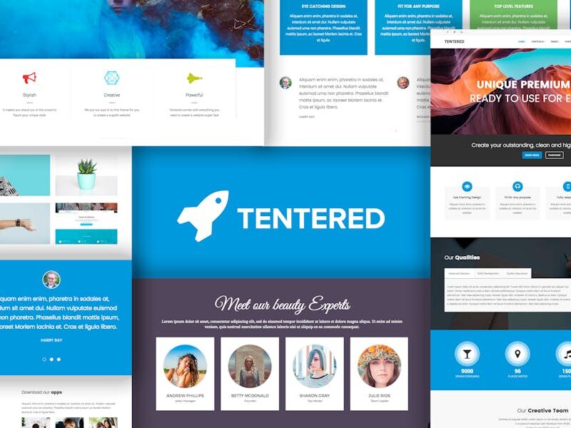 Tentered - Multi Purpose WordPress Theme