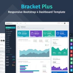 Bracket+ Responsive Bootstrap 4 Dashboard Template