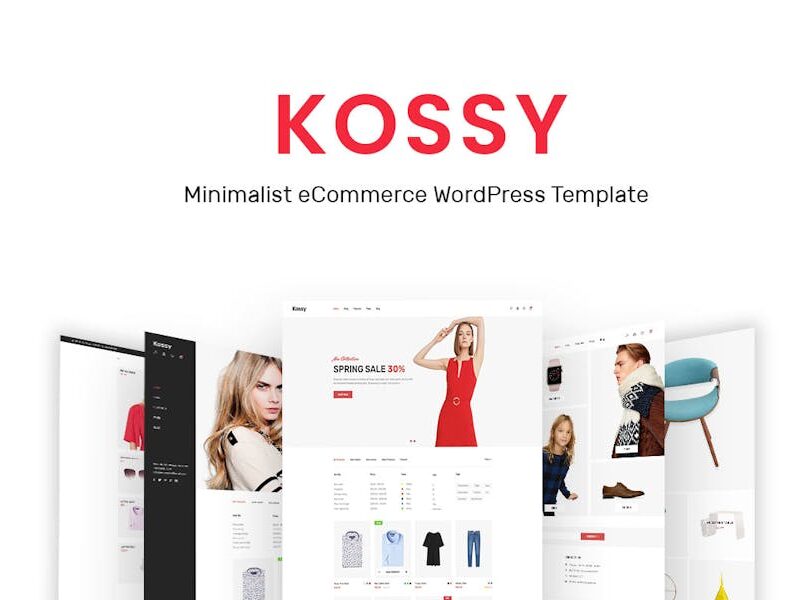 Kossy - Minimalist eCommerce WordPress Theme