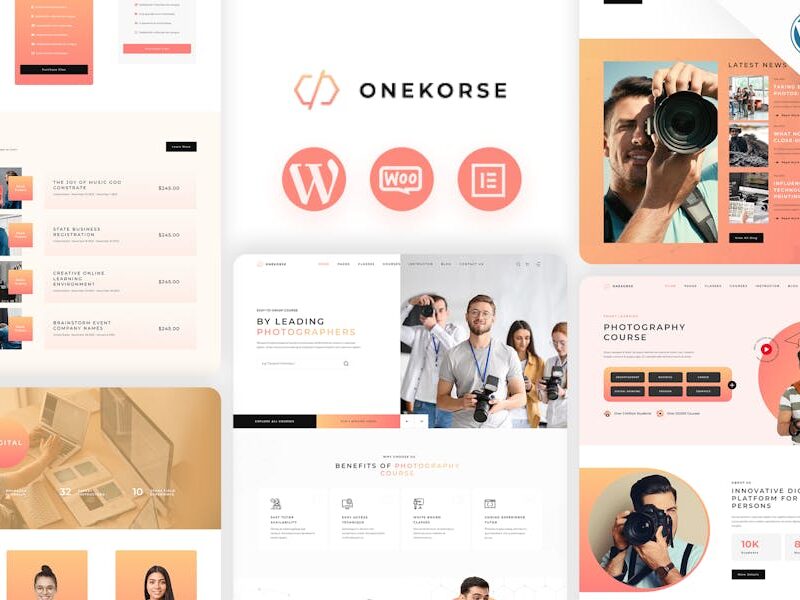 Onekorse - LMS Education Theme