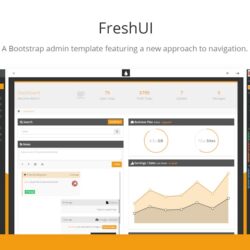 FreshUI – Bootstrap Admin Template