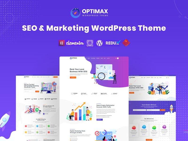 Optimax - SEO & Marketing WordPress Theme