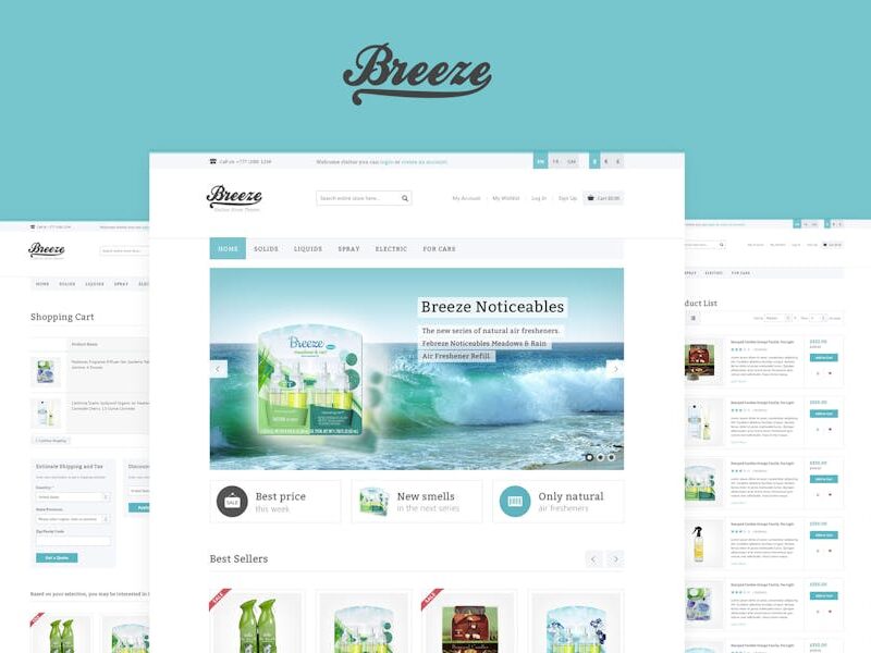 Breeze — Responsive Magento Theme