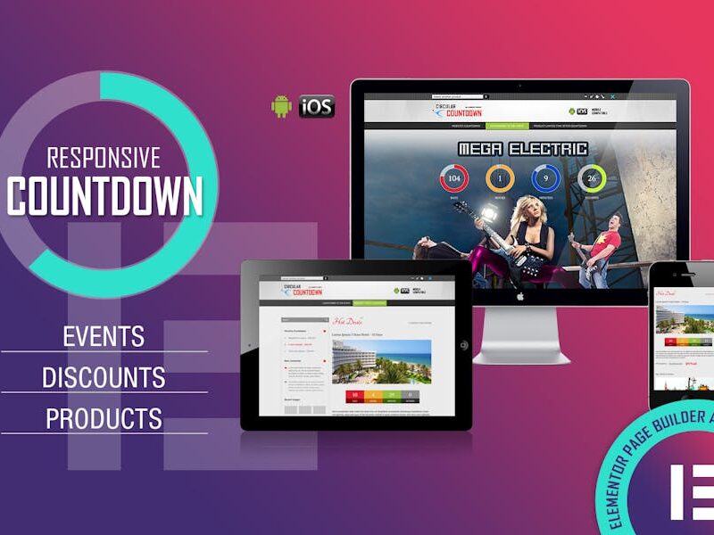 CountDown PRO - Events/Products - Elementor Widget