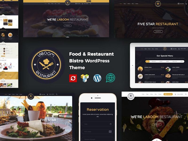 La Boom - Food & Restaurant Bistro WordPress Theme