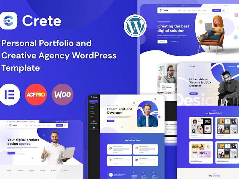 Crete - Portfolio and Agency WorPress Theme